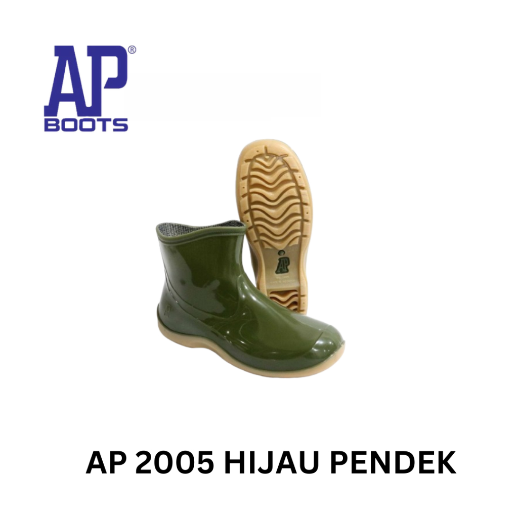 AP 2005 Pendek - Sepatu Boot / Boot Air Karet