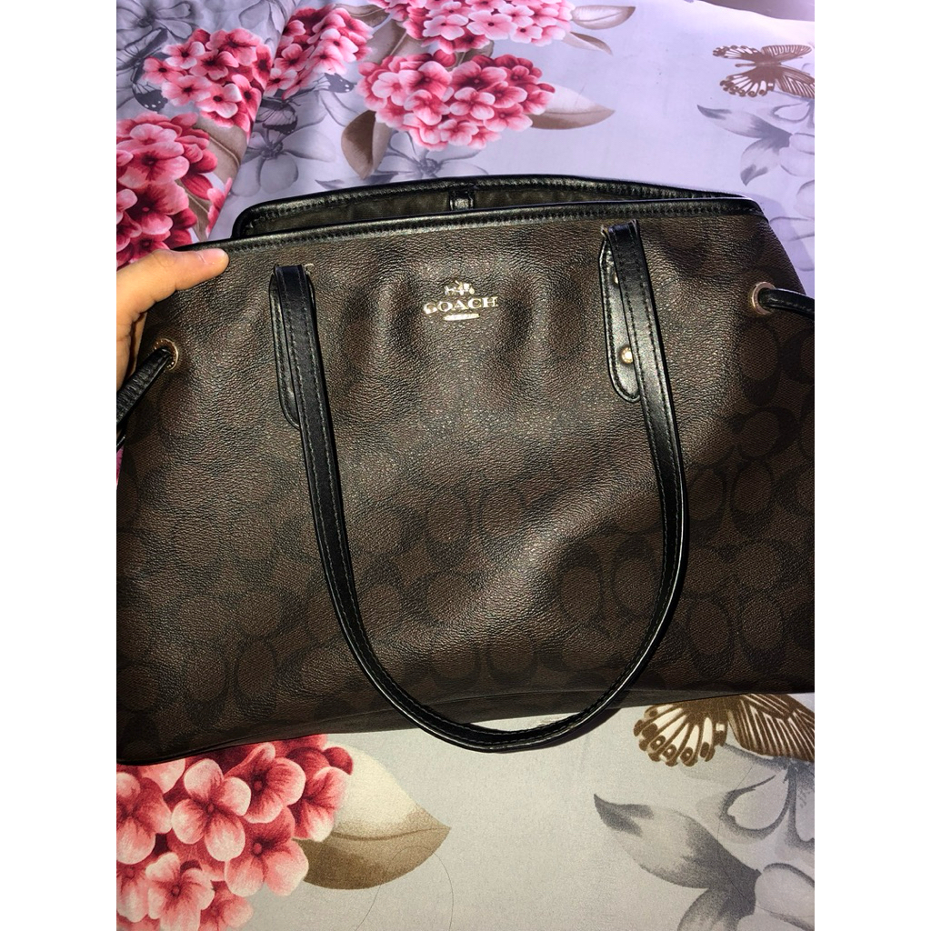 Coach drawstring carryall