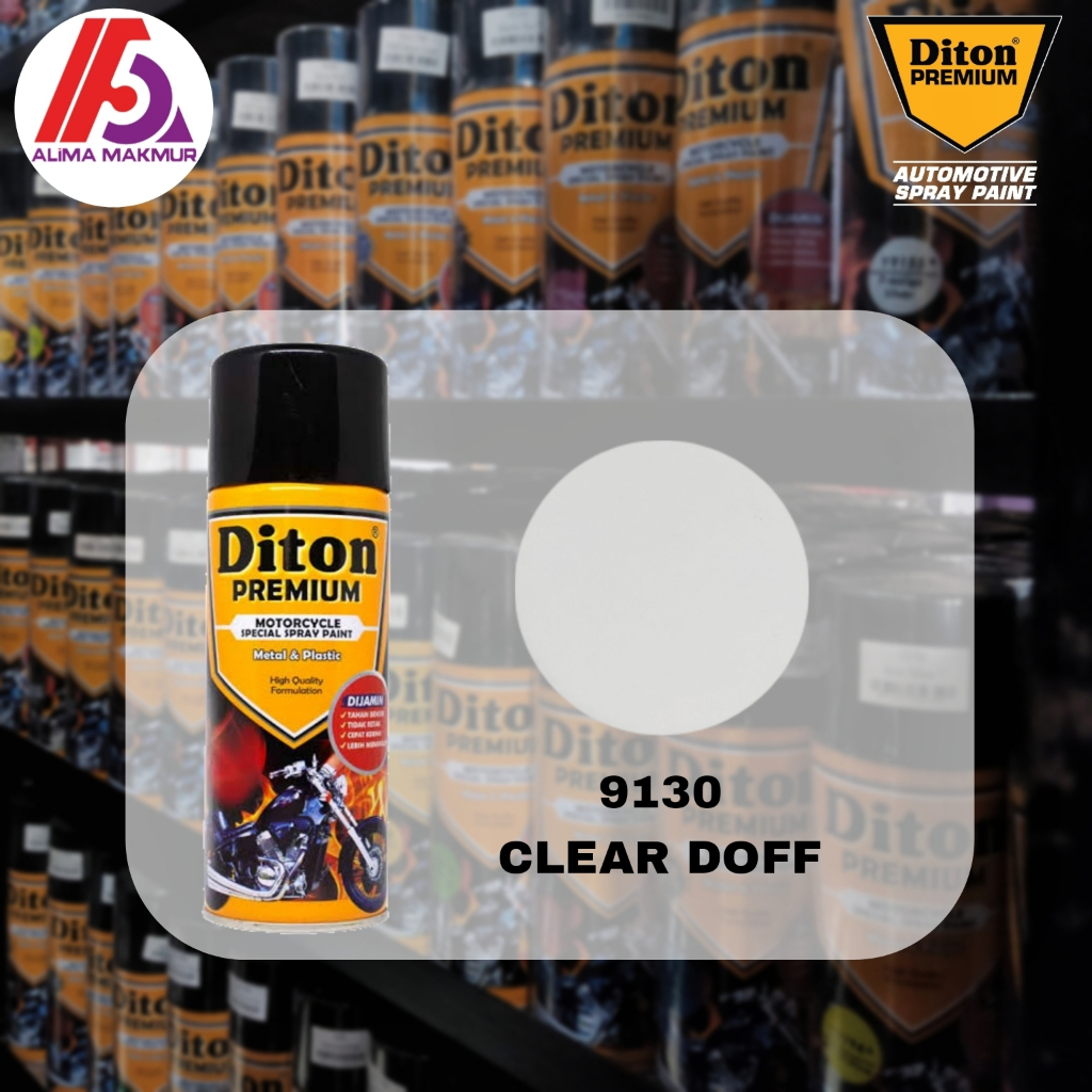 Diton Premium 9130 Clear Doff 400cc / Pilok Diton Premium Clear Doff / Cat Semprot Clear Doff / Clea