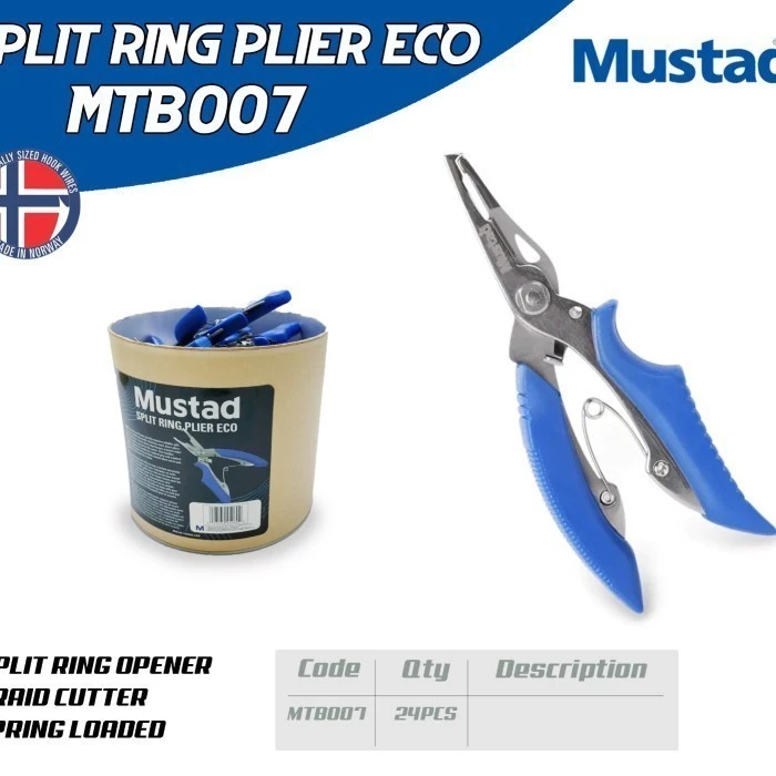 Tang Mustad SPLIT RING PLIER ECO MTB007