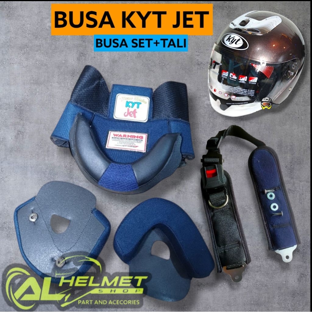 Busa KYT jet Daleman helm KYT JET bahan nylex