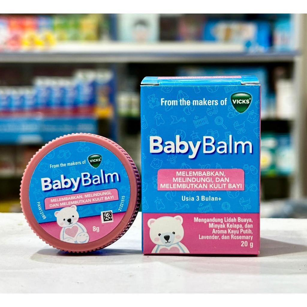Vicks Vaporub Baby Balm Untuk Bayi 3+ Bulan (Menenangkan, Melembabkan, Lembut)