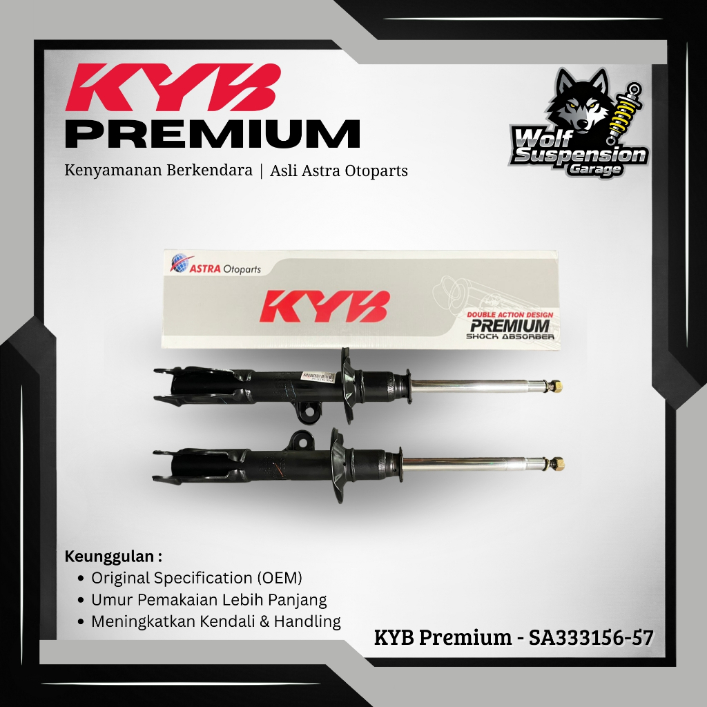 Kayaba / KYB Premium Shockbreaker Depan Mobil Calya / Sigra