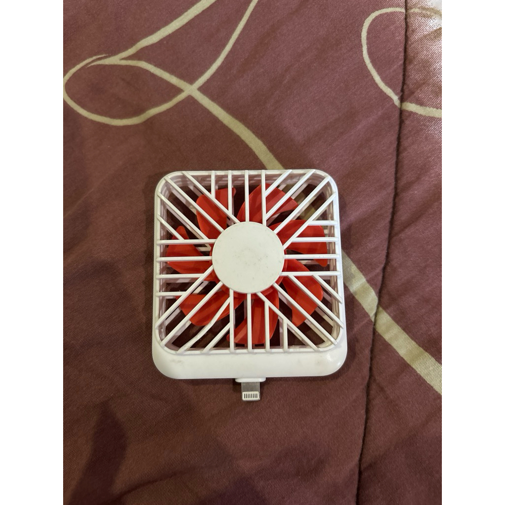 preloved kipas angin mini port lightning iphone
