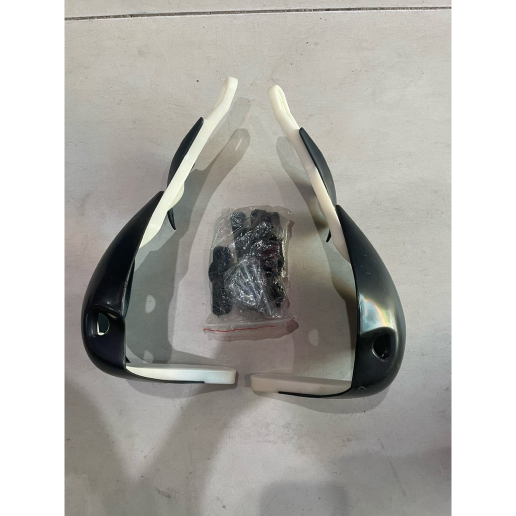 READY handguard sayap plastik hitam motor trail klx crf wr pelindung tangan motor trail handguard