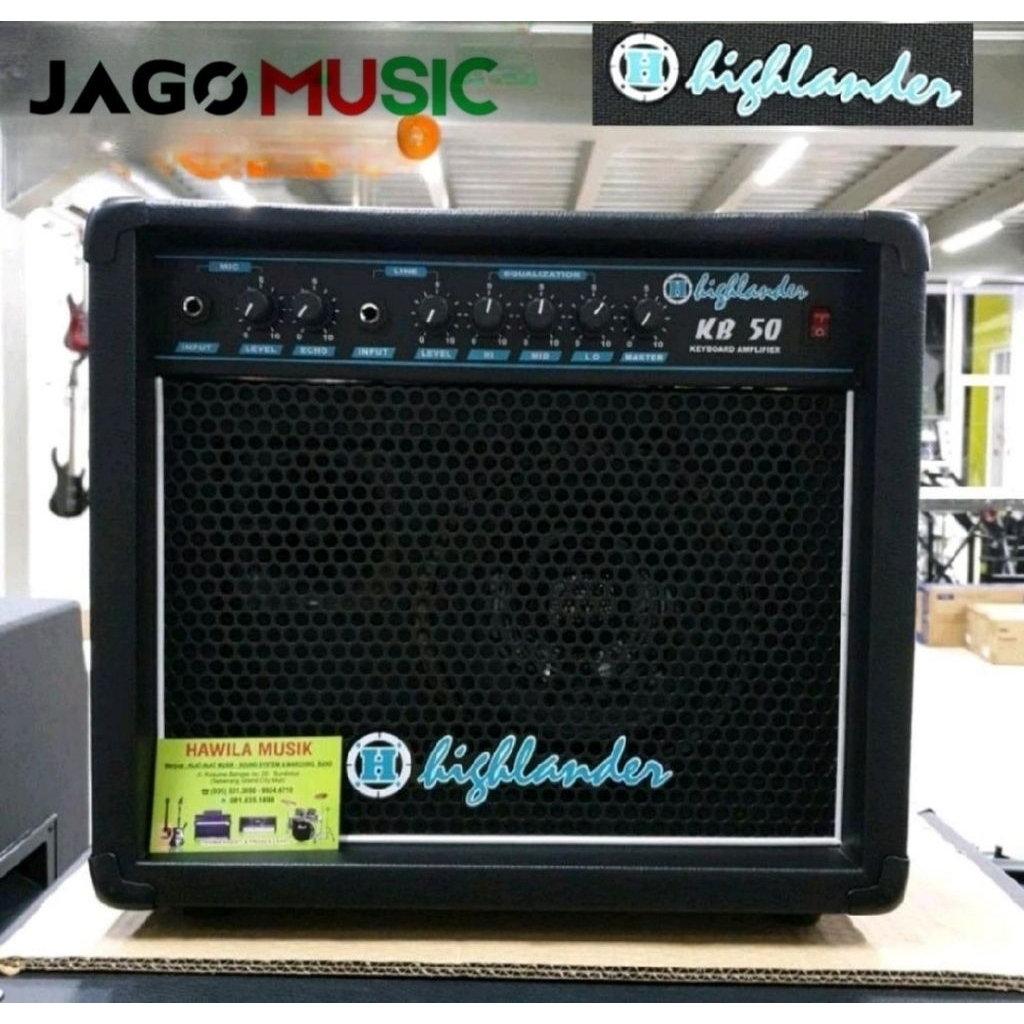 Amplifier Keyboard Highlander KB 50 KB 50 Ampli Drum