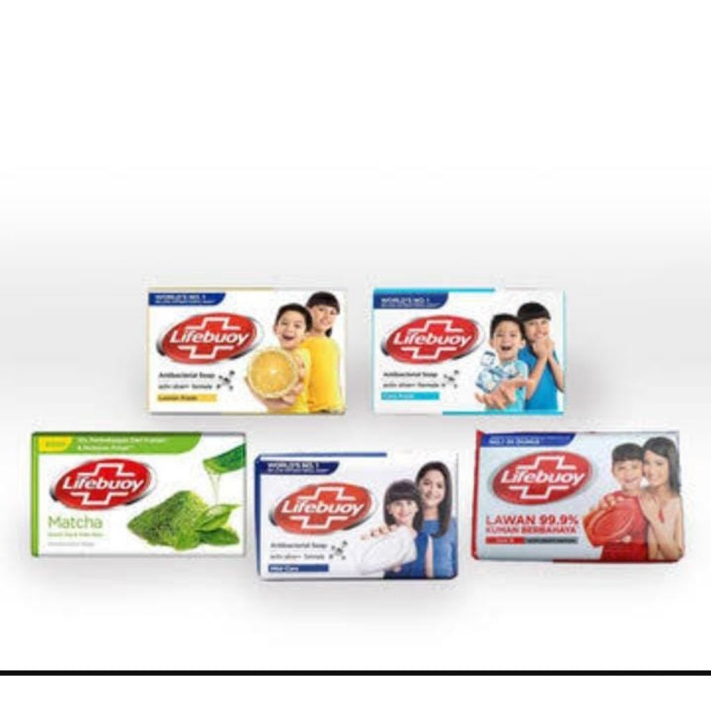 Sabun batang Lifebuoy (Merah) 75gr/Lifebuoy (Hijau) 70gr