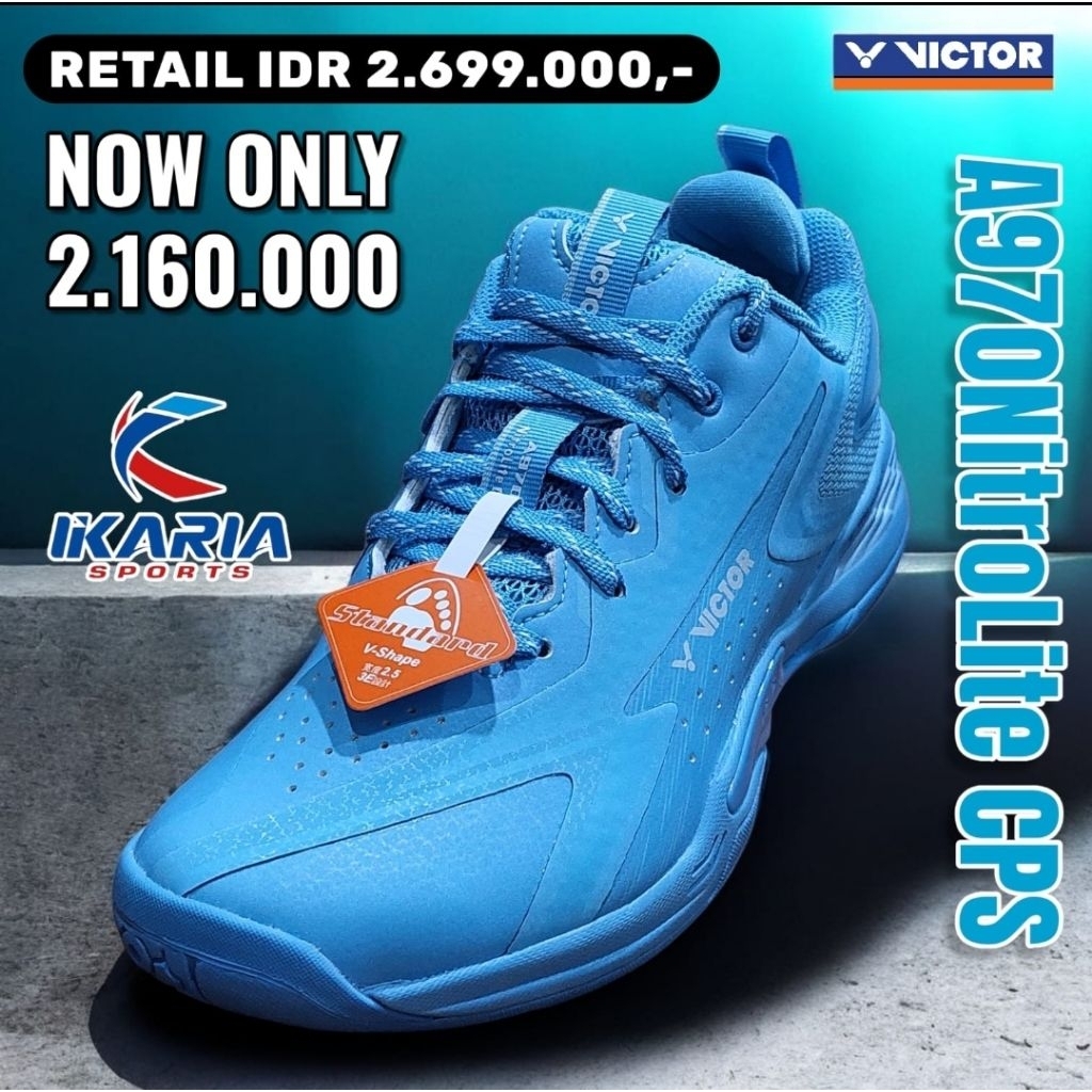 SEPATU BADMINTON VICTOR A970NitroLite CPS ORIGINAL 100%