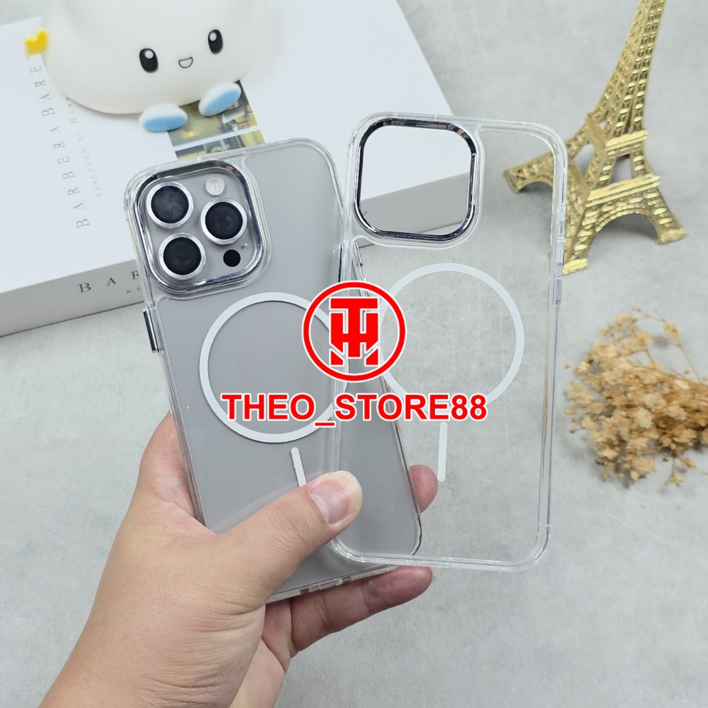 CASE IPHONE 13 / IPHONE 13 PRO / IPHONE 13 PRO MAX CASE CRYSTAL CLEAR MAGSAFE MAG-07 (THEO)