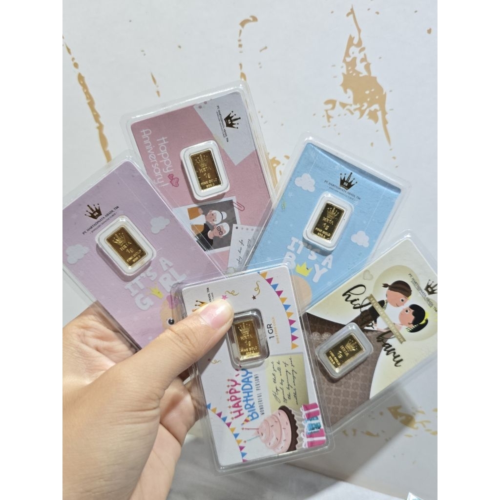 LM LOGAM MULIA HRTA happy birthday happy anniversary wedding it’s a girl gift series