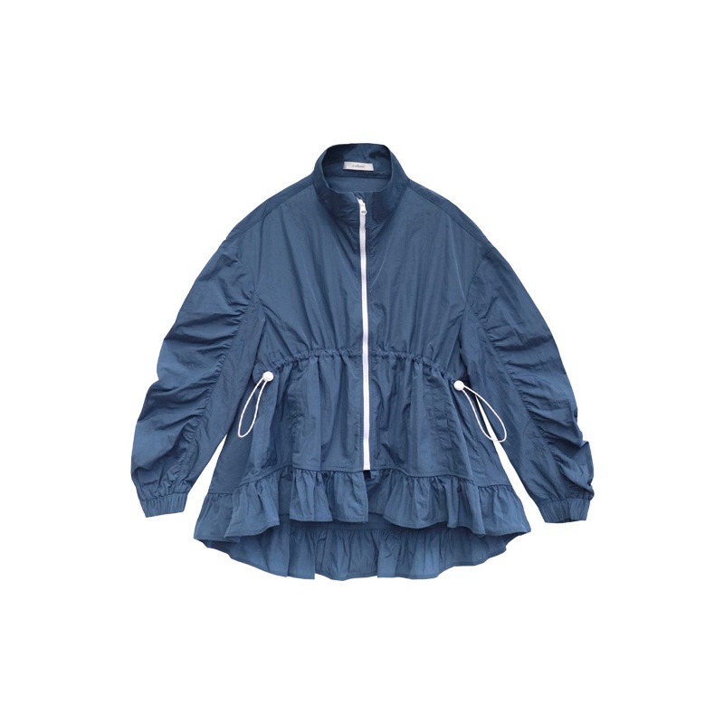 Nadjani Magy Jaket Polos Wanita Bahan Nylon