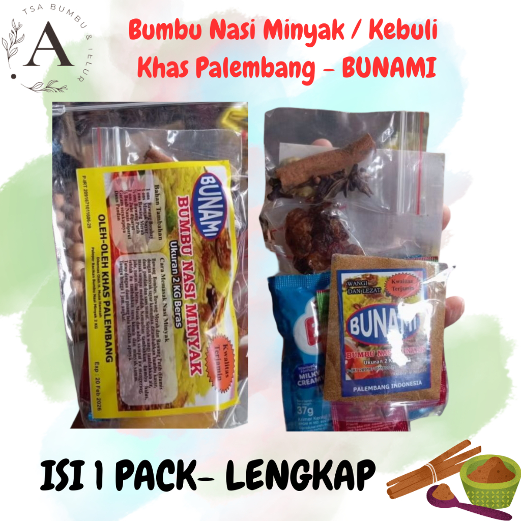 BUMBU NASi SAMIN BUNAMI - KOMPLIT khas palembang