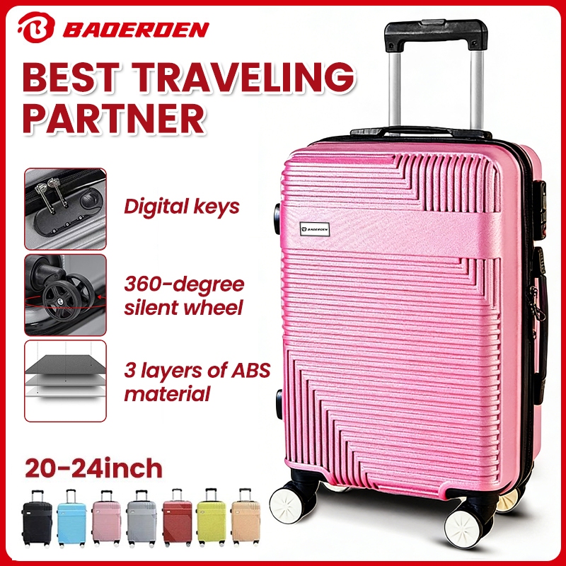 BAOERDEN-Koper 20 Inch Original Polo Cabin Size Koper Fiber Koper Import / Koper POLO Fiber 24 Inch