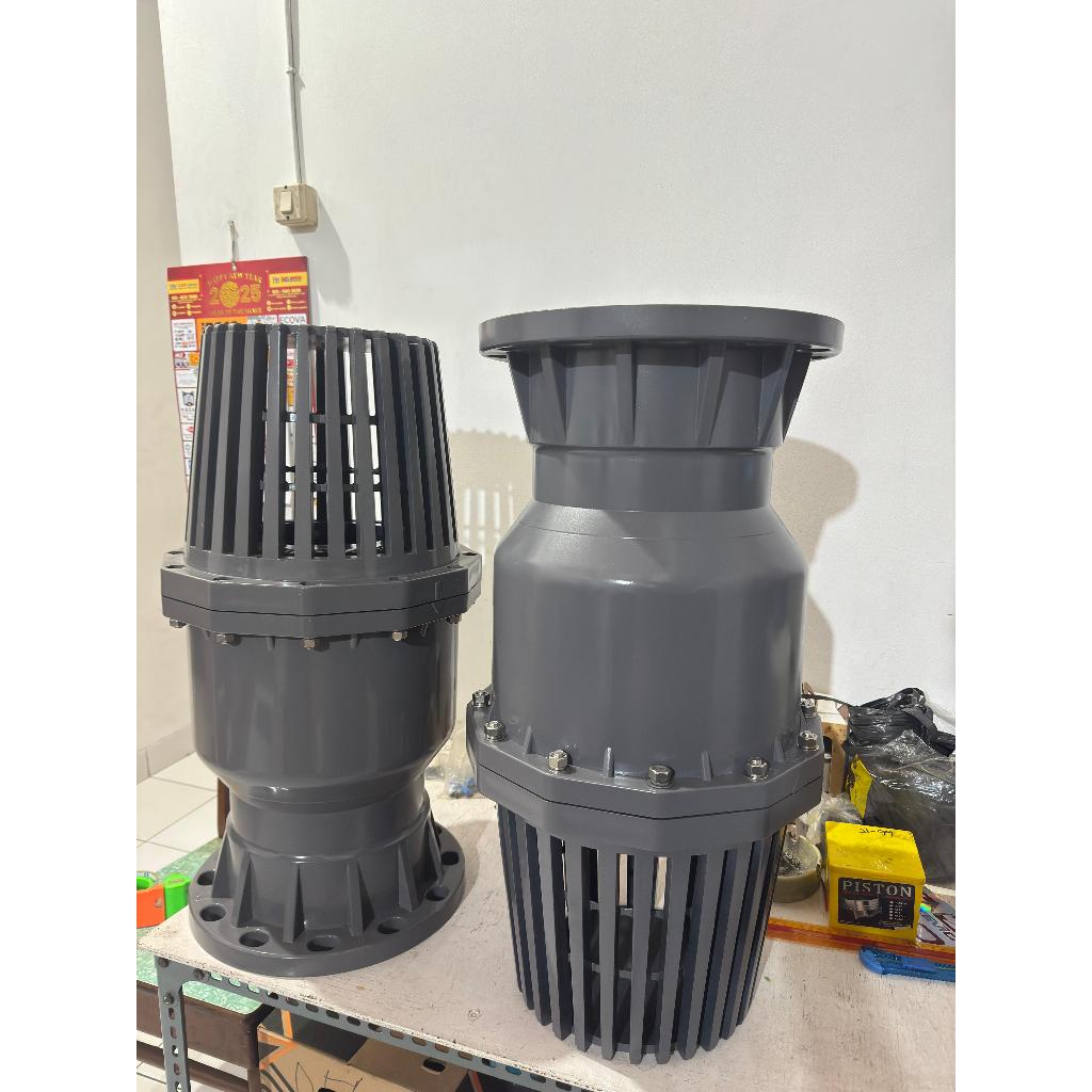 SWING FOOT KLEP 8" FOOT VALVE 8" PVC AW TAIWAN SWING FOOT VALVE FLANGE END PVC AW TAIWAN ORIGINAL 8 