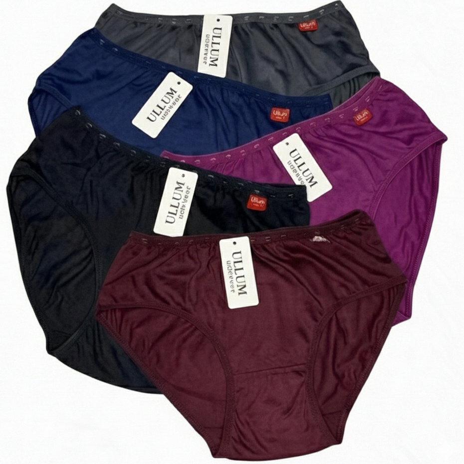 6 PCS Celana Dalam Wanita Lusinan Jumbo Katun M-L-XL-XXL / CD cewek Bumil haid dalaman kekinian