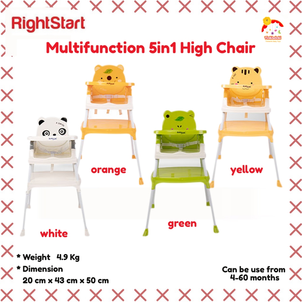 Right Start Multifunction 5in1 High Chair