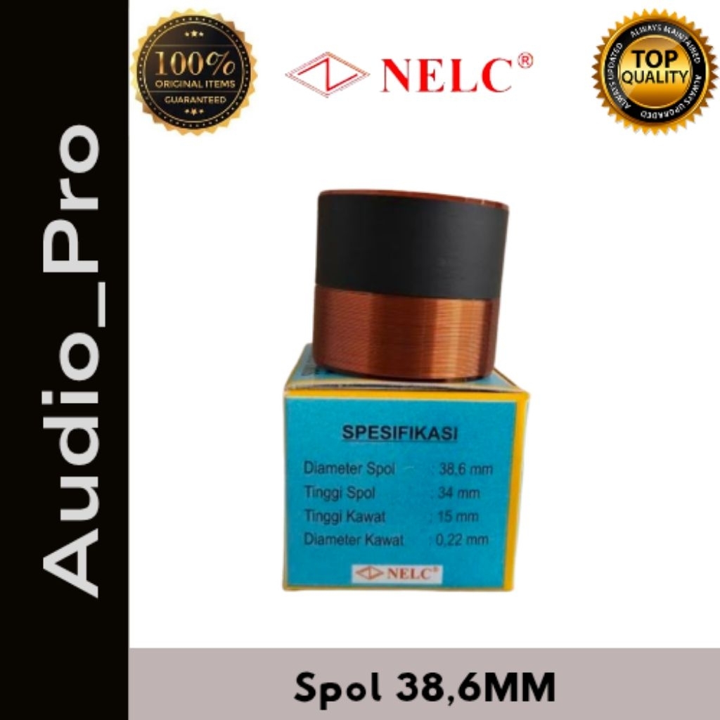 Spul Spool Speaker Voice Coil NELC 38,6 MM