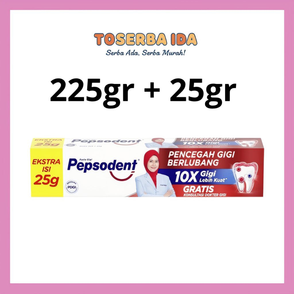 PEPSODENT 225gr + 25gr