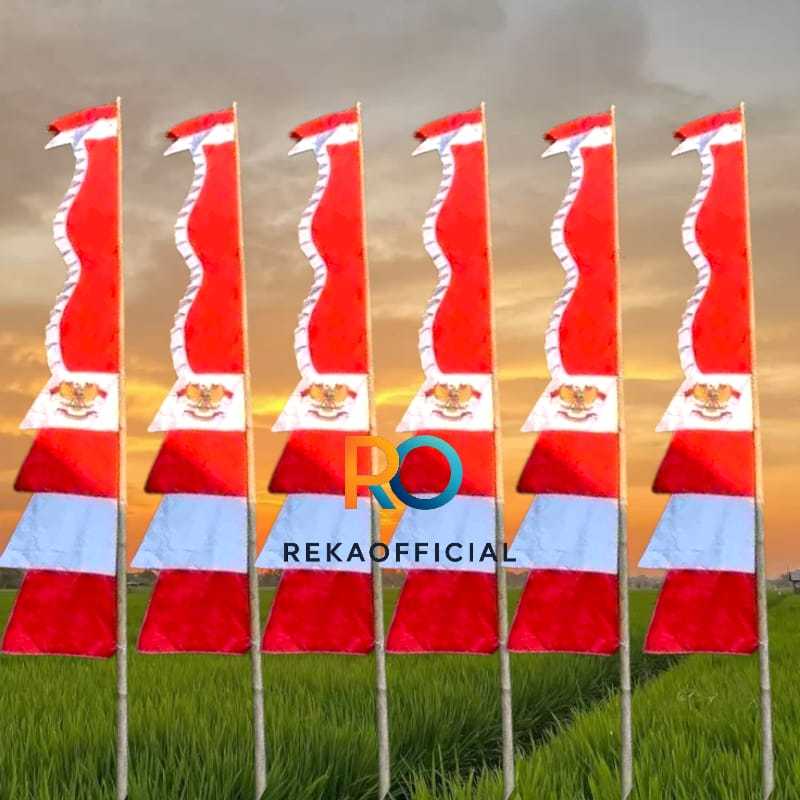 BENDERA BANDIR KUDA LAUT MERAH PUTIH BENDERA BANDIR HUT KEMERDEKAAN BANDIR KUDA LAUT MERAH PUTIH ISI