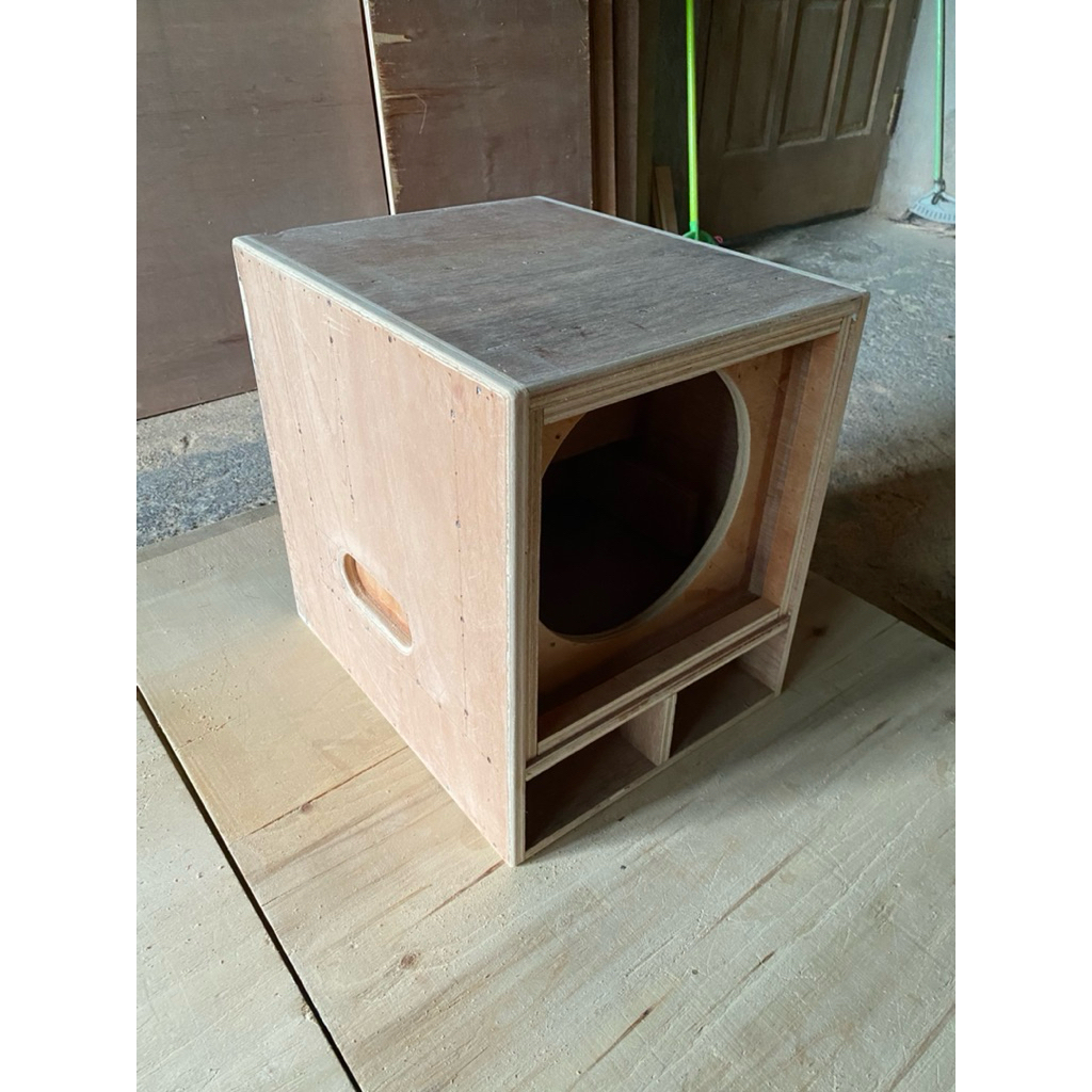 box speaker sound system miniscoop 10 inch tebal 15 mm