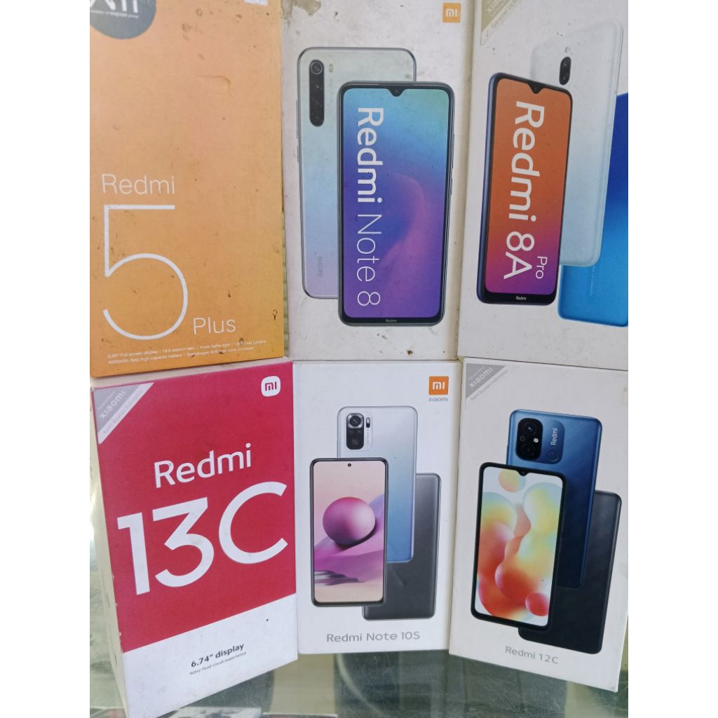 Dus Box Xiaomi Redmi 5 Plus Redmi 6 redmi 8A redmi Note 8 Redmi 13C Redmi 12C original asli cabutan.
