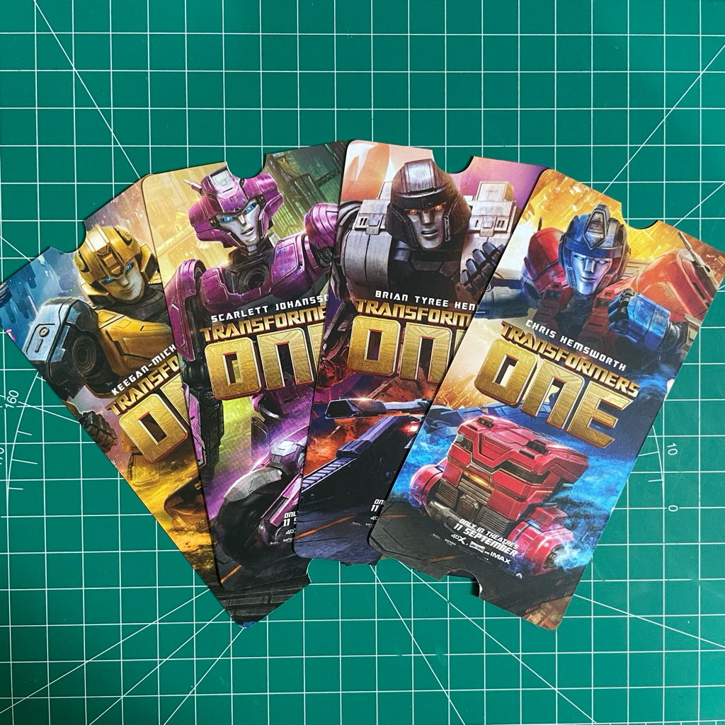 Kartu Collectible Ticket CGV Transformers One