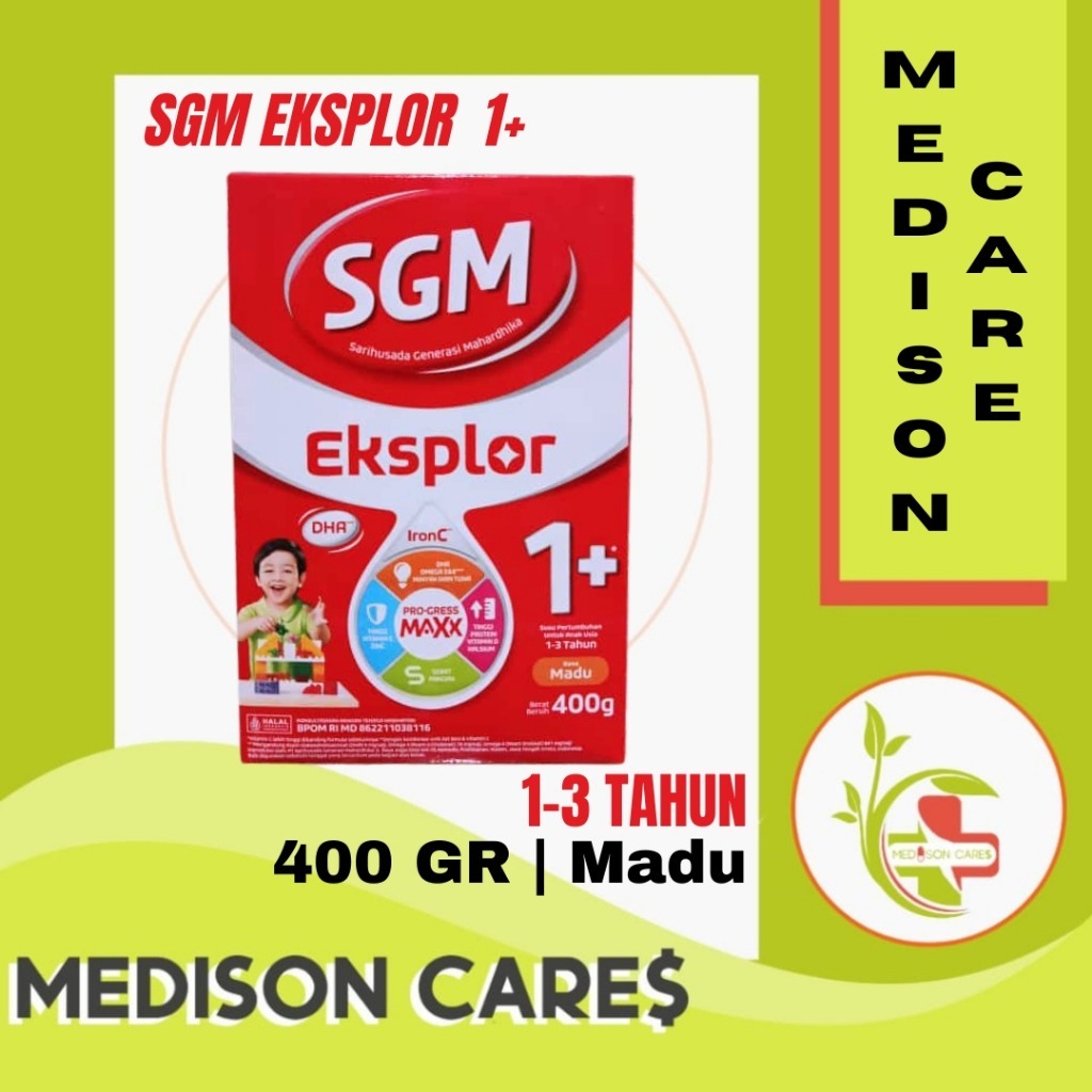 sgm eksplor 1+ dha pro gress maxx sgm merah susu formula | 400 gr SGM MERAH KECIL