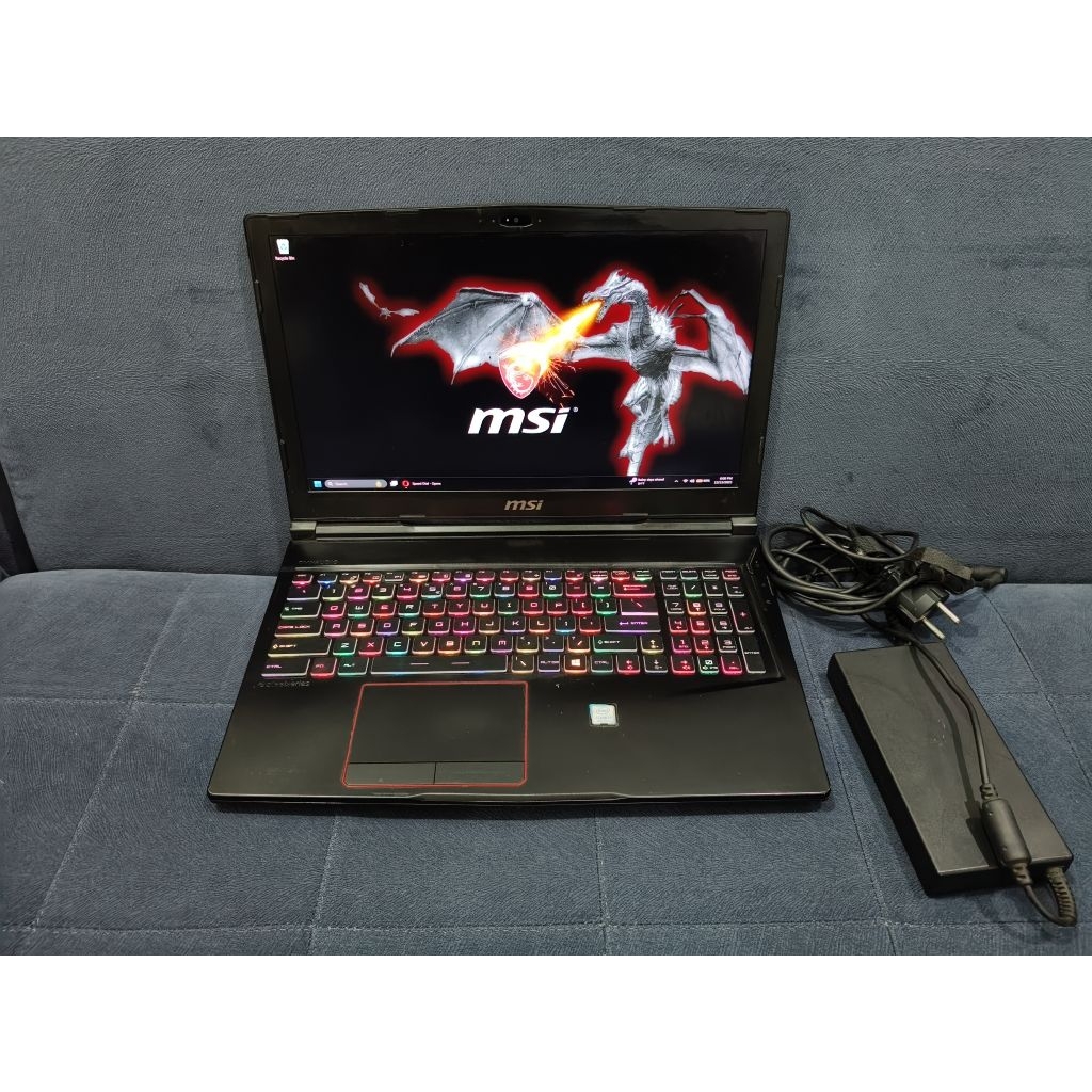 MSI GE63 Raider Core i7 -8750H RAM 16GB SSD 256GB GTX 1060 6GB 192bit RGB perkey