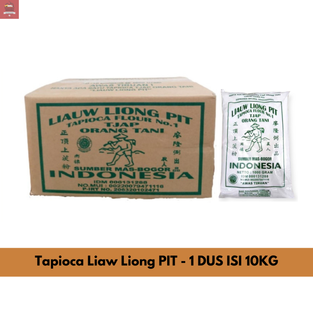 Tepung liaw liong fit Sagu tani 1 dus isi 10 kg