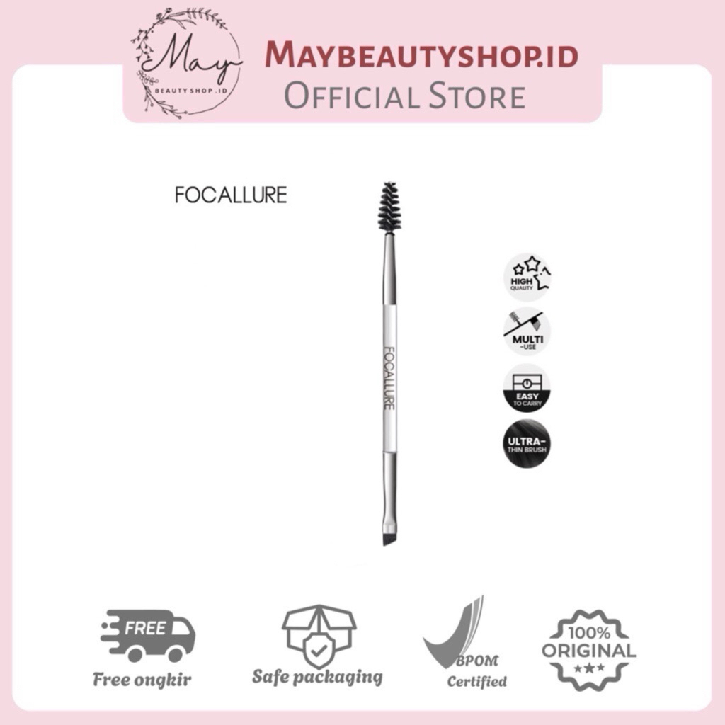 Focallure Eyebrow Brush & Eyebrow Kuas Sisir