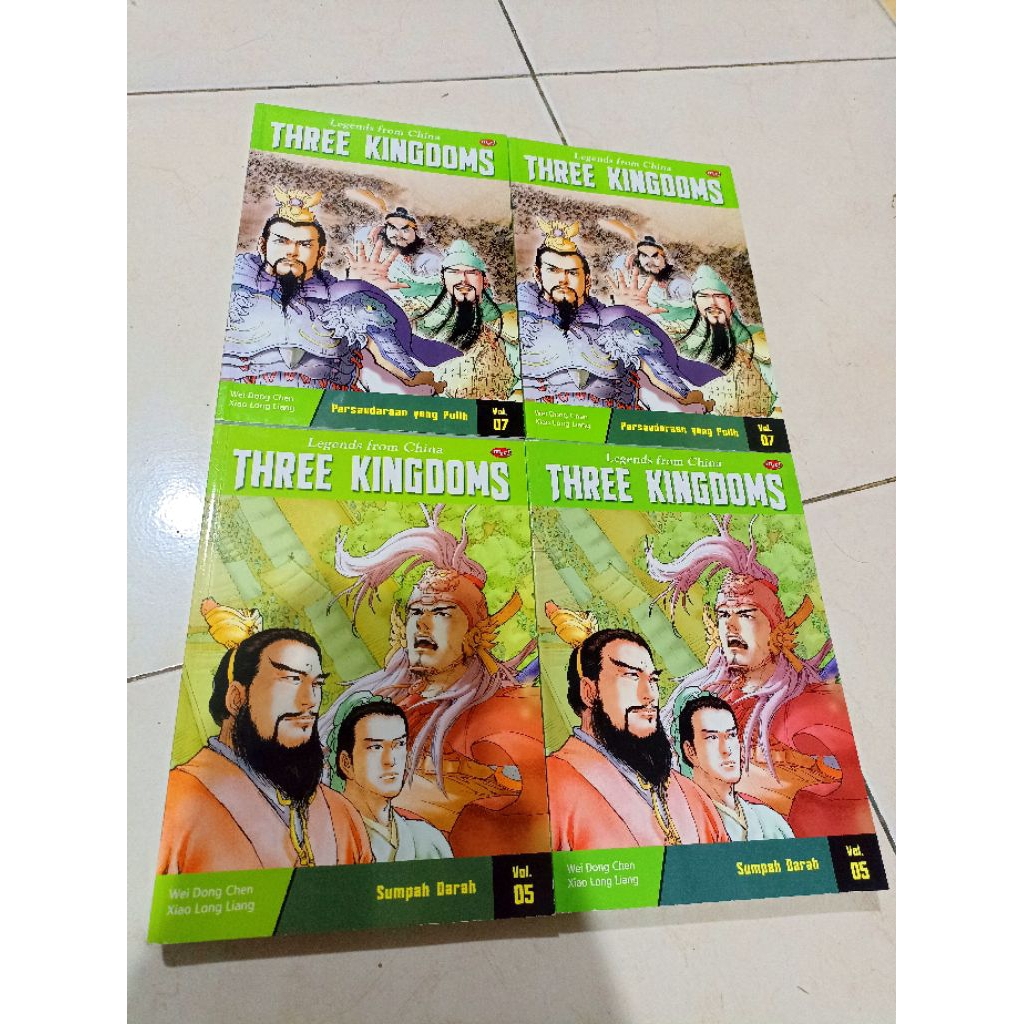 OBRAL BUKU KOMIK LONG HU MEN / SAM KOK JILID 3 - 4 - 5 - 6 - 7- 8 - 9 -10 / ORIGINAL / SAM KOK SEE C