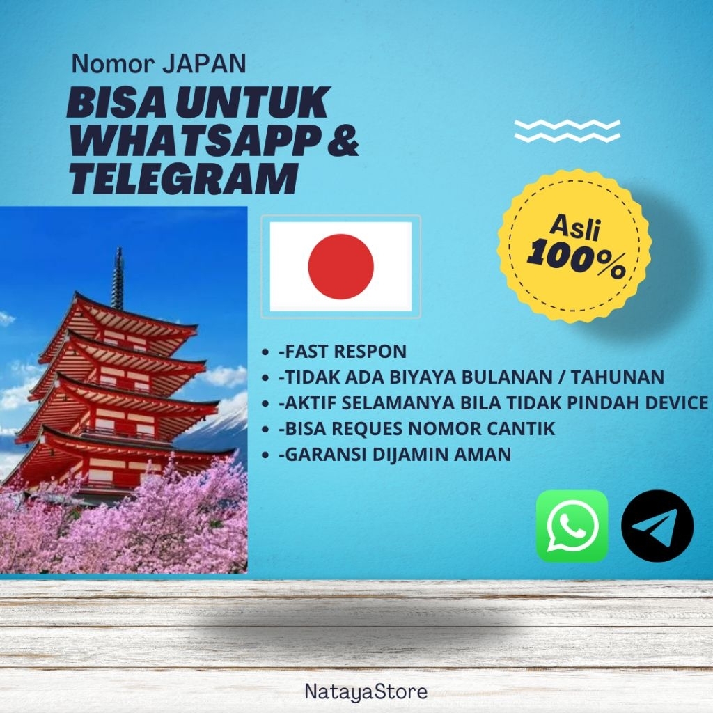 Kartu Perdana Luar Negeri (JAPAN) bisa untuk wa tele dll