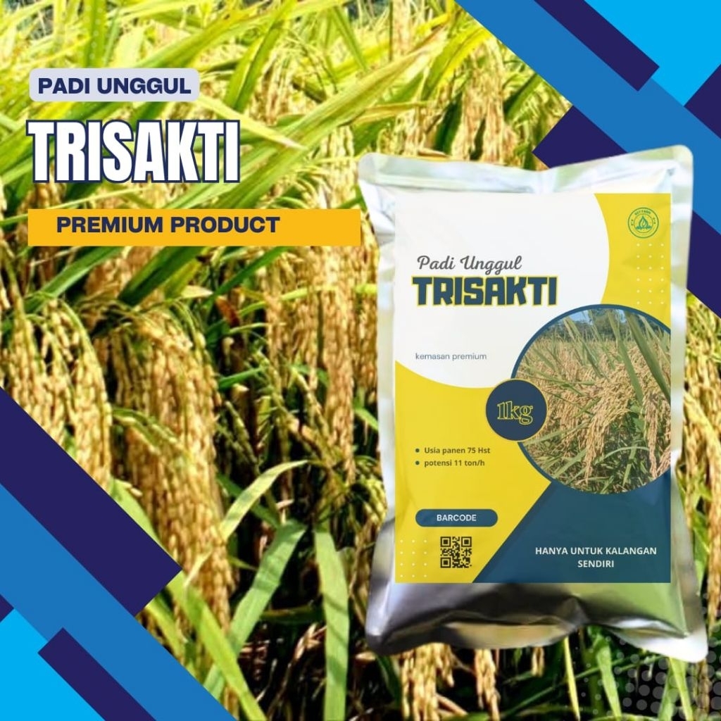 Benih padi unggul Trisakti kemasan 1kg