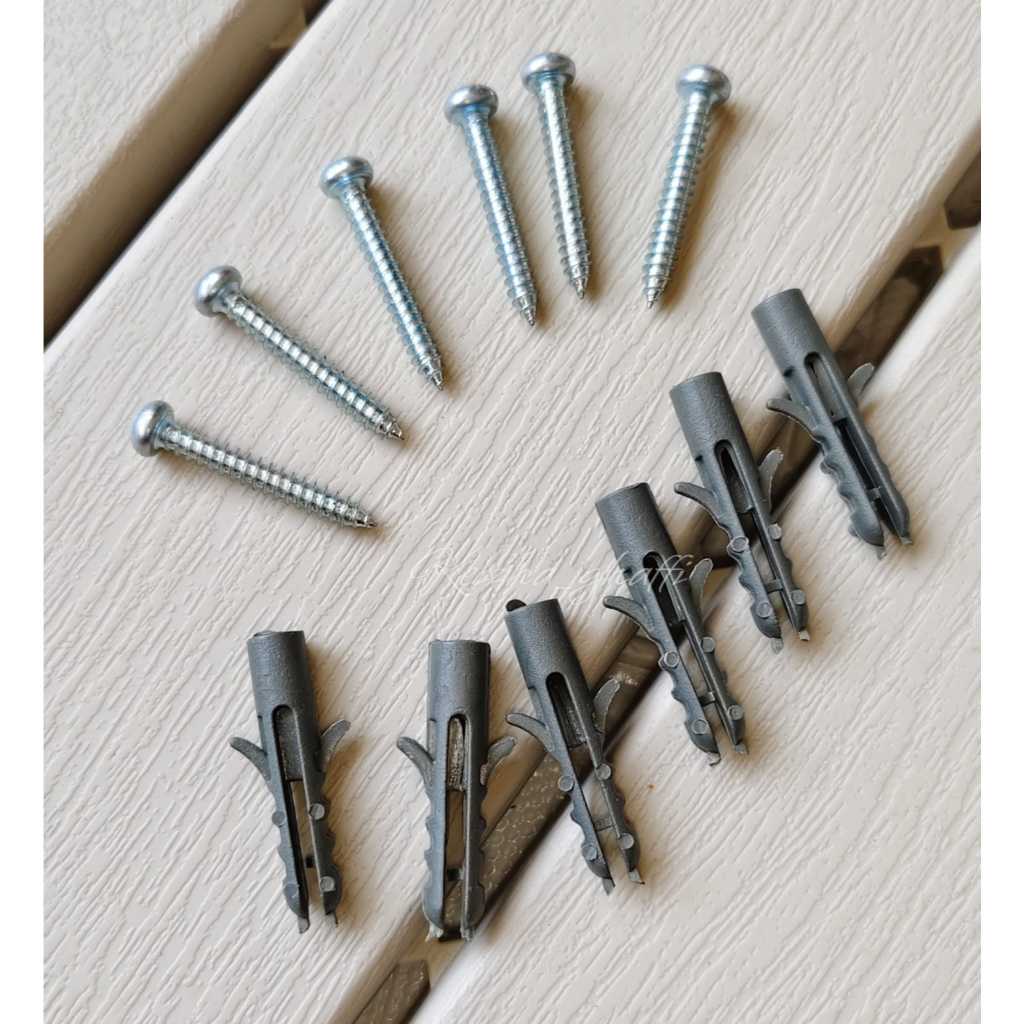 4 Pcs Baut Skrup / VISER S-6 Sekrup Breket tembok