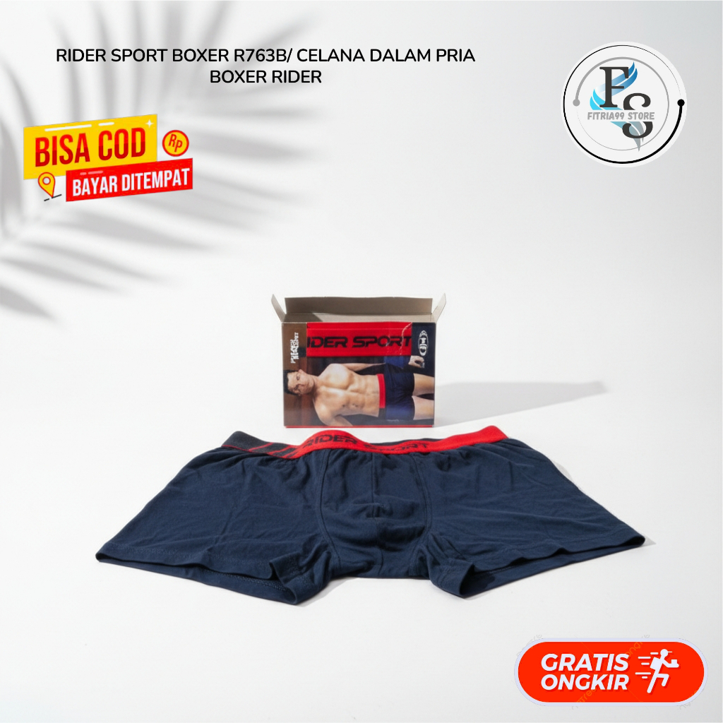 RIDER SPORT BOXER R763B/ CELANA DALAM PRIA BOXER RIDER