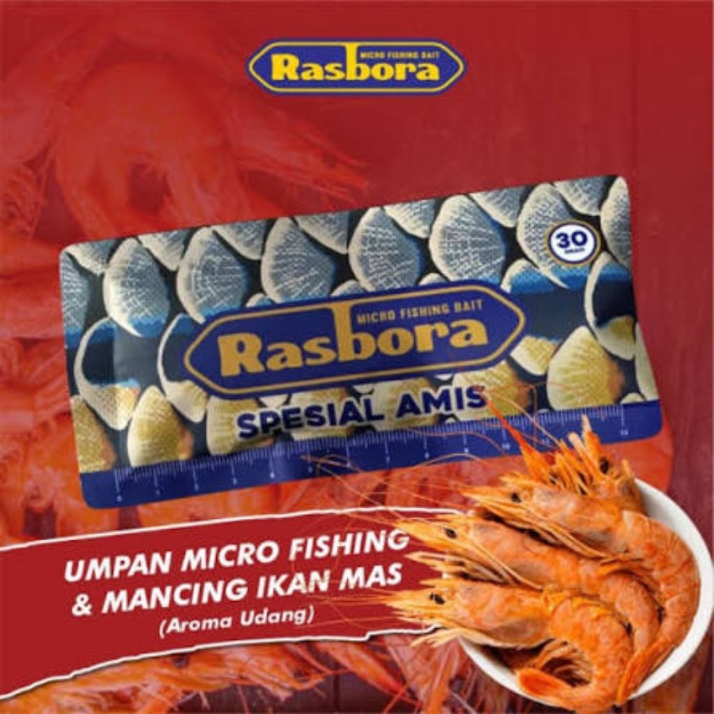 UMPAN IKAN RASBORA – RASA SPESIAL AMIS 30gr