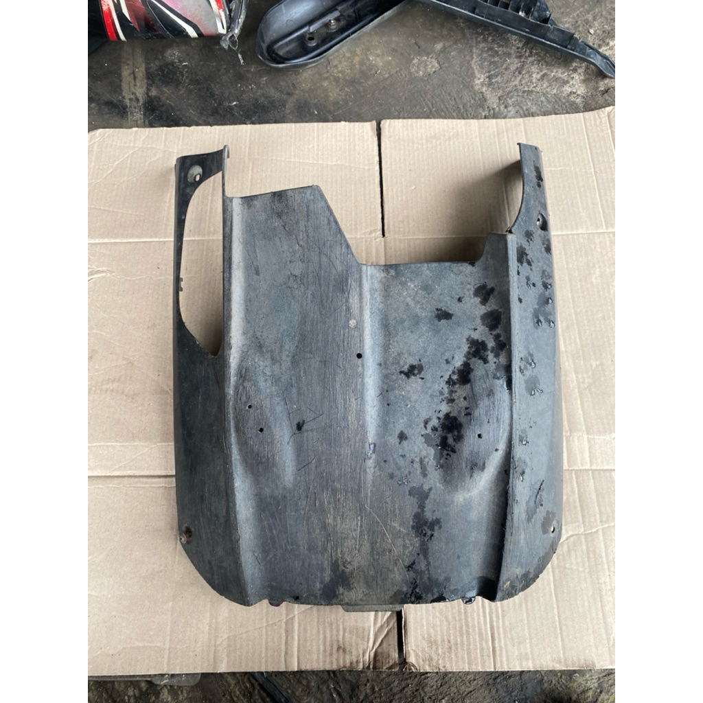dek lumpur lantai bawah kolong mio soul karbu original lepasan copotan motor
