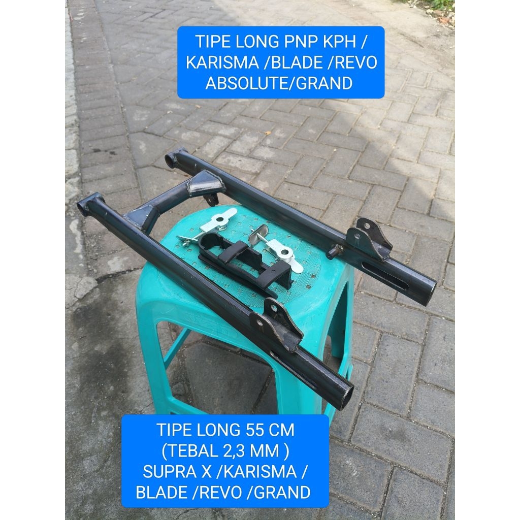 Arm long style pnp karisma /Supra x125 /55 cm /lengan ayun /Supit swing arm