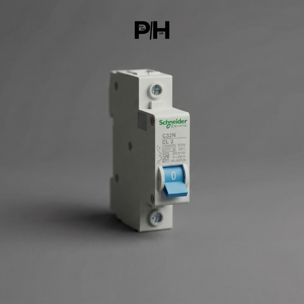 MCB 1Phase PLN Biru SCHNEIDER 2A-35A