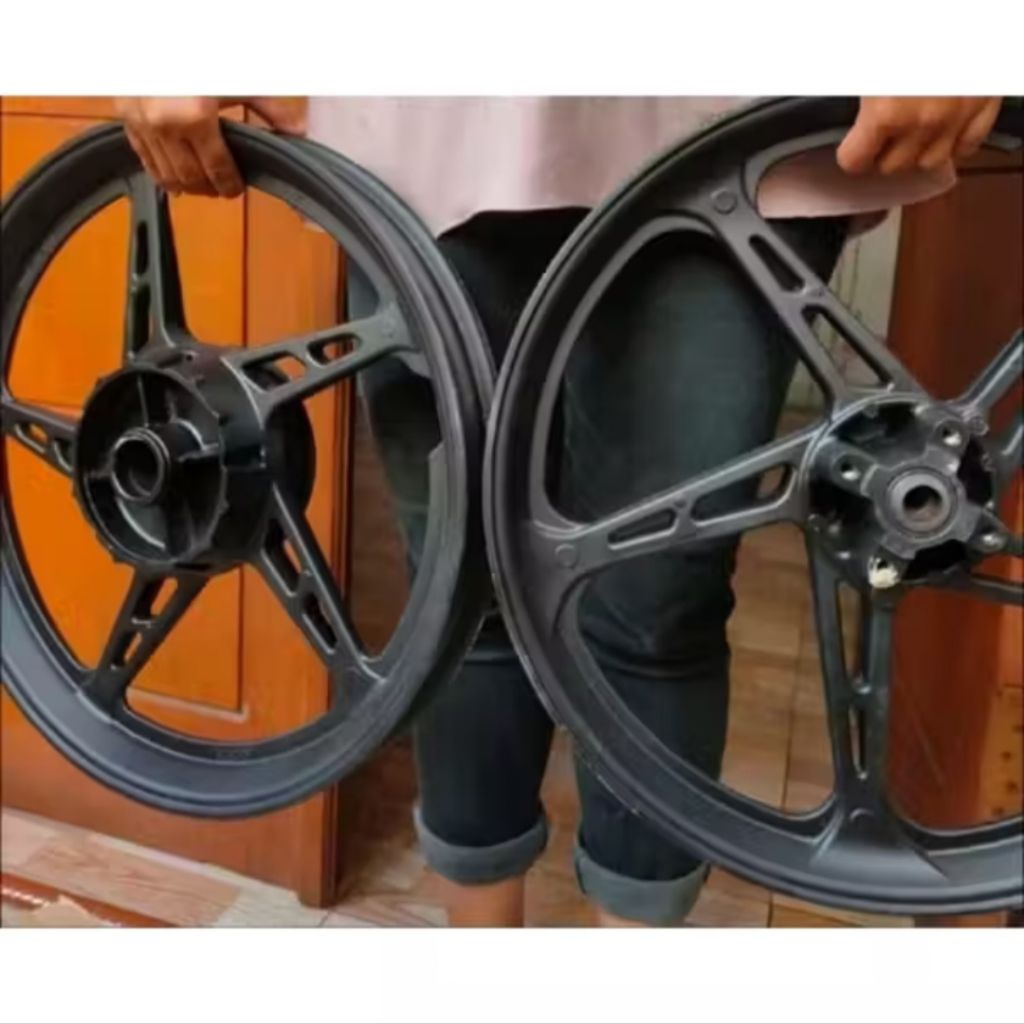 PELEK VELG YAMAHA 1SET DEPAN BELAKANG MOTOR JUPITER Z BURHAN JUPITER Z1 JUPITER MX OLD VEGA R NEW PN