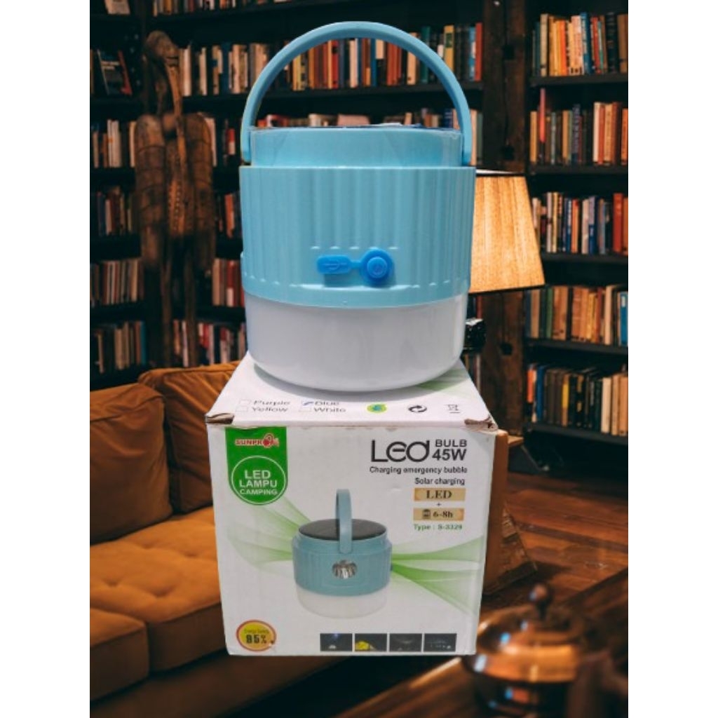 LAMPU EMEEGENCY SUNPRO SOLAR CHARGING SUPERB TERANG  45W TYPE S-3329
