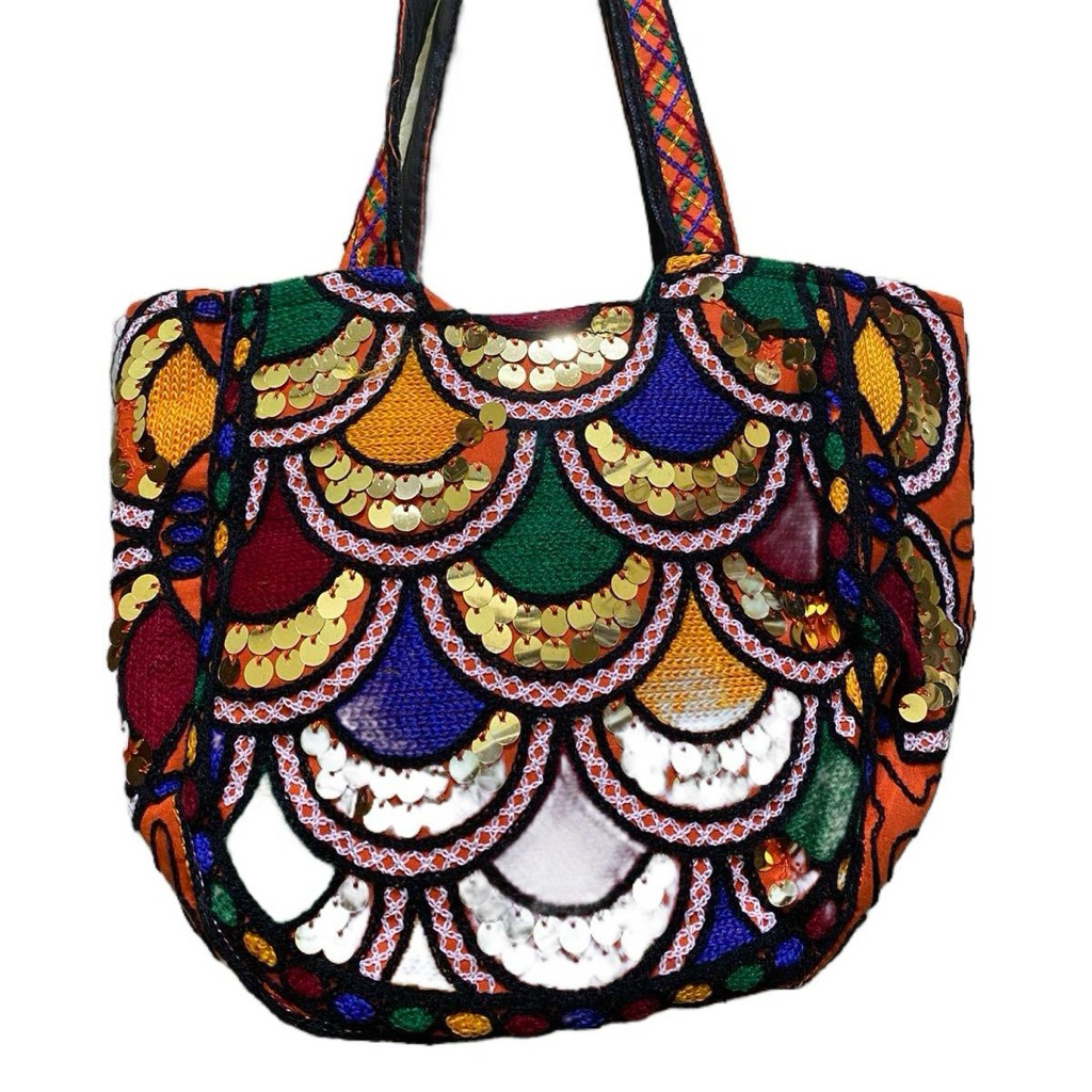 Tas arab wanita totebag tas jinjing cangklong arab  pakistan oleh oleh  haji dan umroh size medium 3