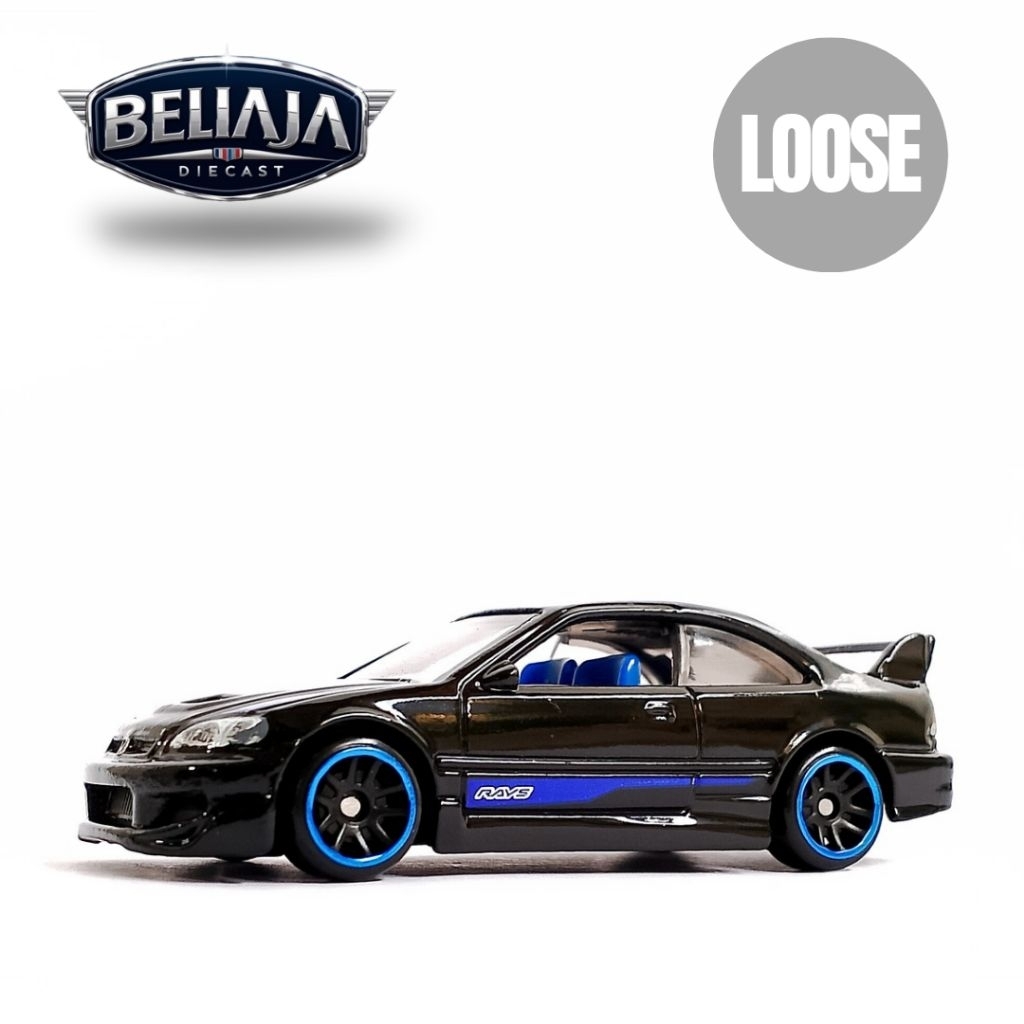 HOT WHEELS HONDA CIVIC SI BLACK LOOSE FROM JDM PACK