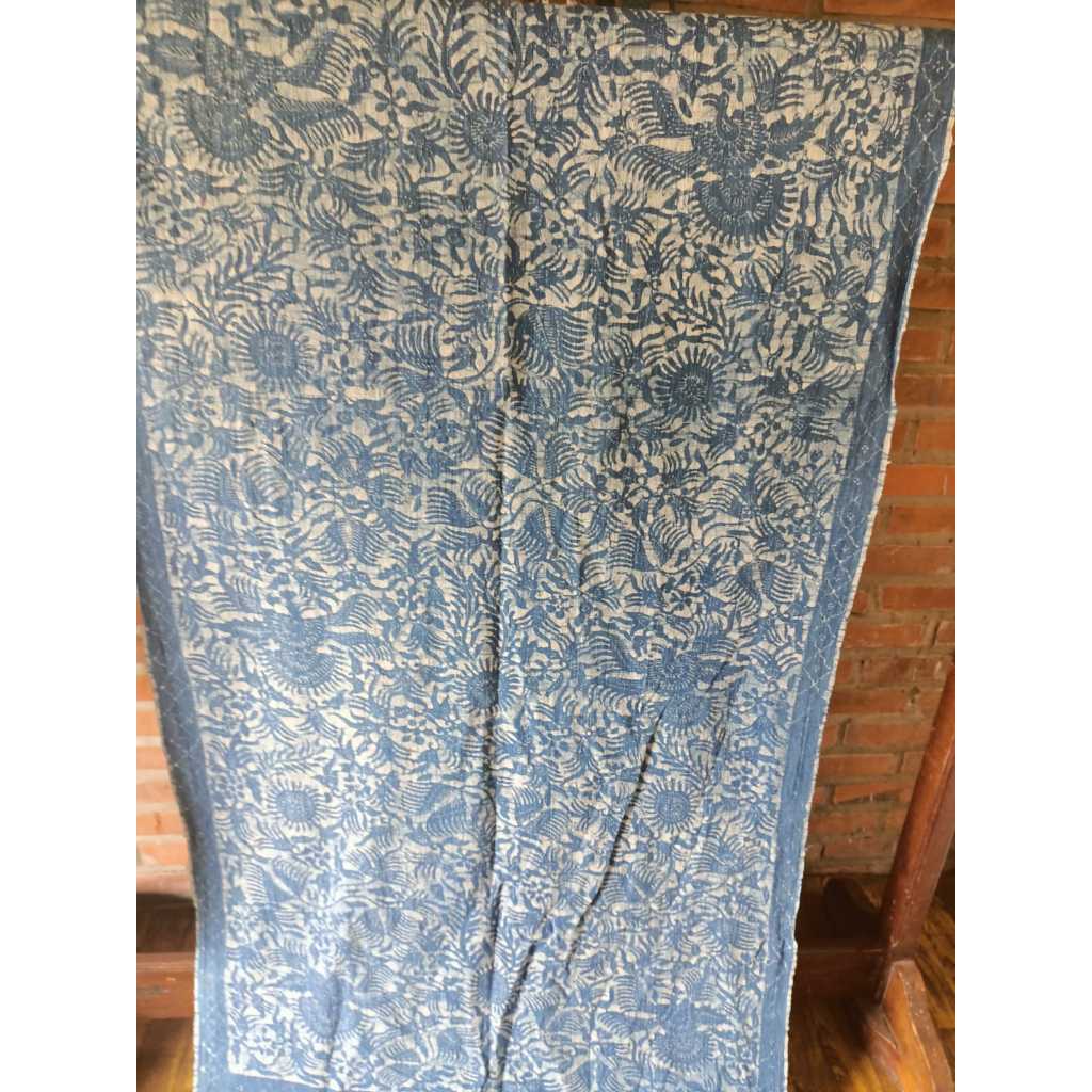 Kain Batik Tulis Tenun Gedog Asli Tuban – Pewarna Alami Indigovera, Ukuran 275 x 85 cm