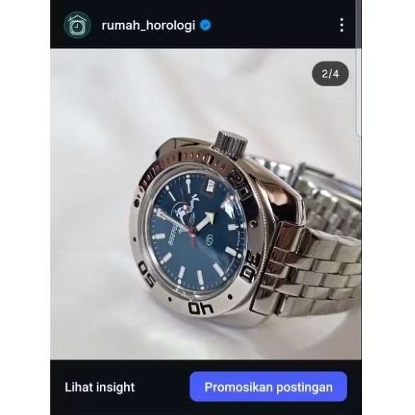 Vostok Amphibia Very Rare Jam Tangan Rusia