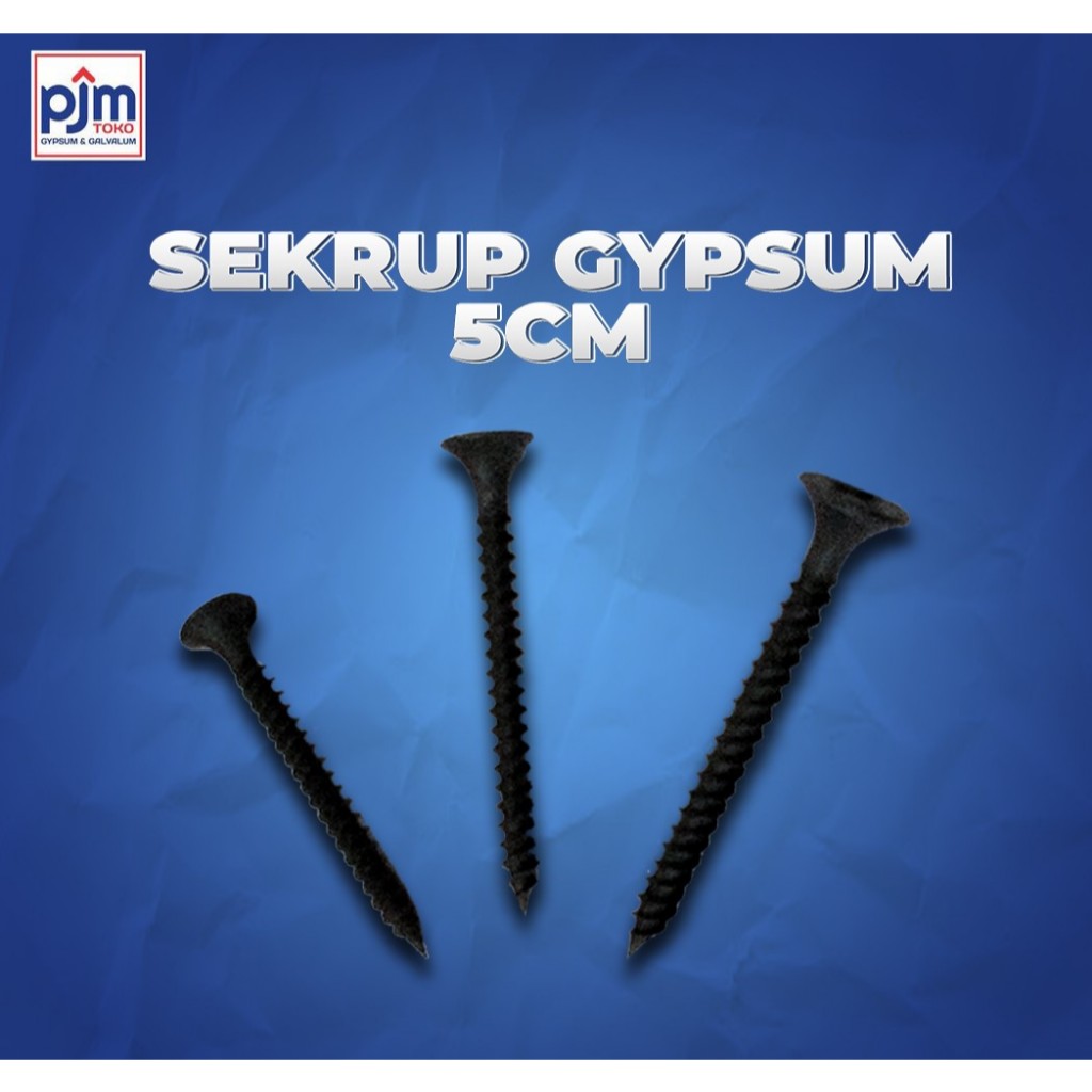 Sekrup Gypsum Panjang 5cm 1 Box