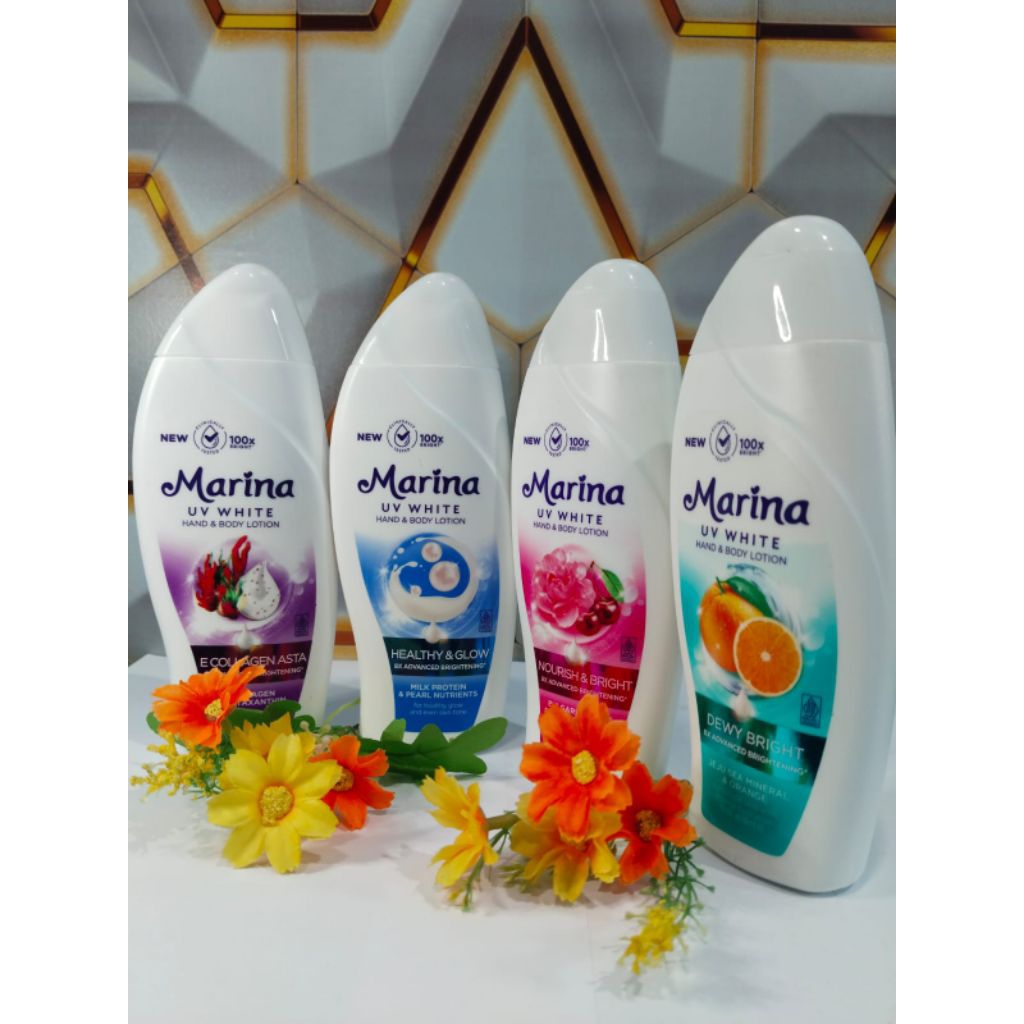 HANDBODY "MARINA" UV WHITE 185 ml