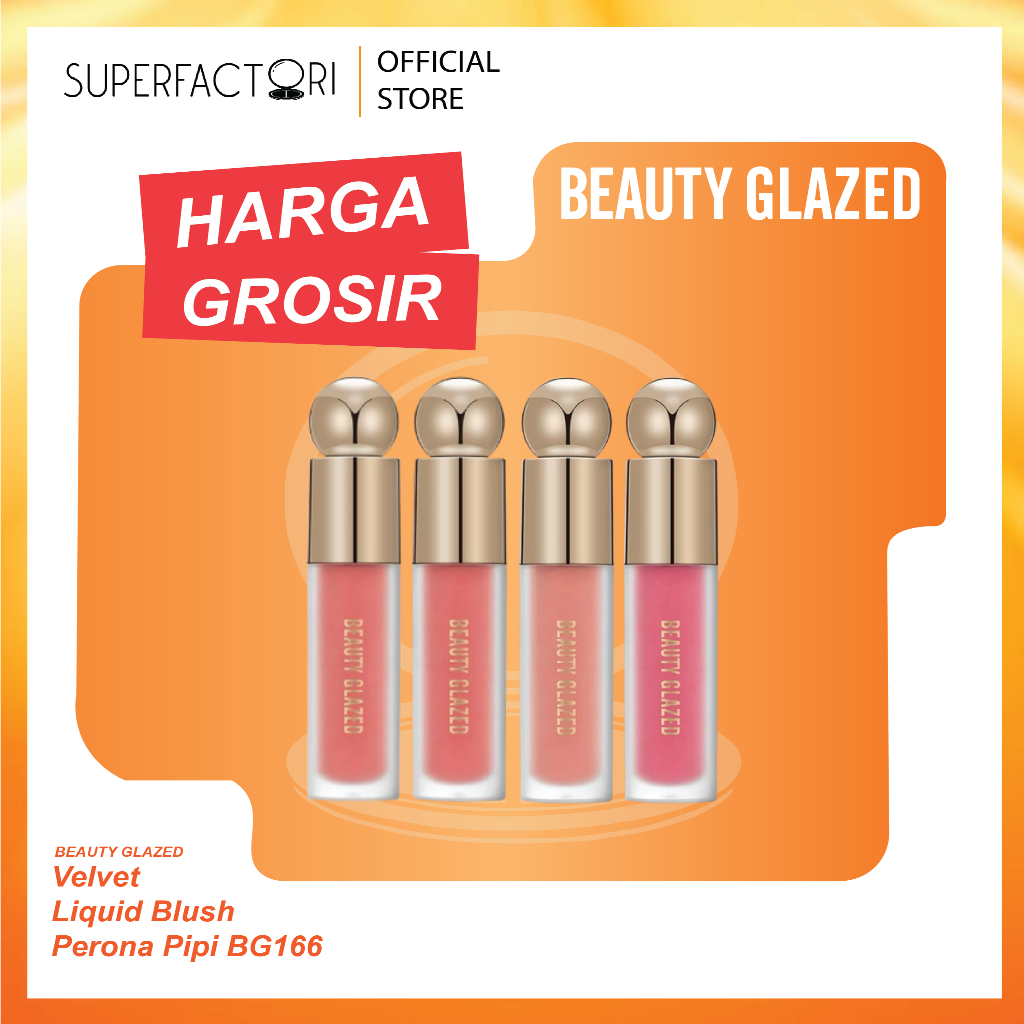 (READY STOCK) Beauty Glazed Velvet Liquid Blush Perona Pipi BG166