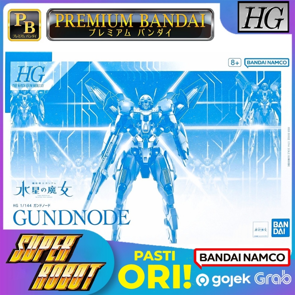 BANDAI HG Gundnode - Gundam The Witch From Mercury P-BANDAI Limited