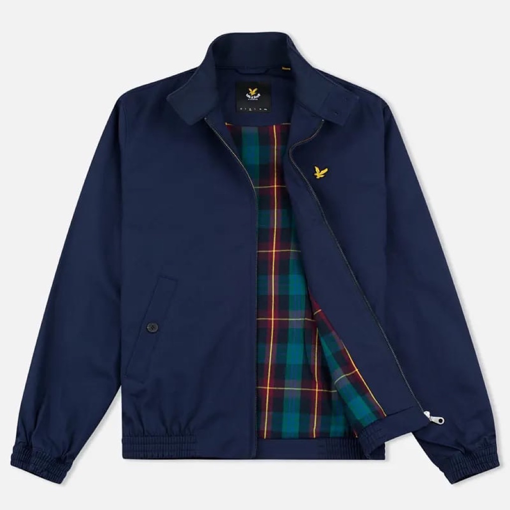 Lyle And Scott Harrington Jacket In Navy